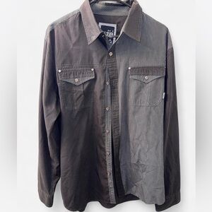 Seven7 Charcoal Button-Up Shirt